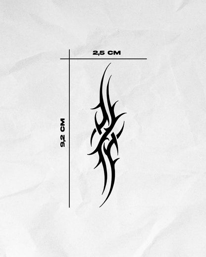N°827 - Tatouage Tribal Abstrait