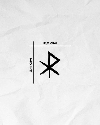 N°809 - Tatouage Rune Viking Amour