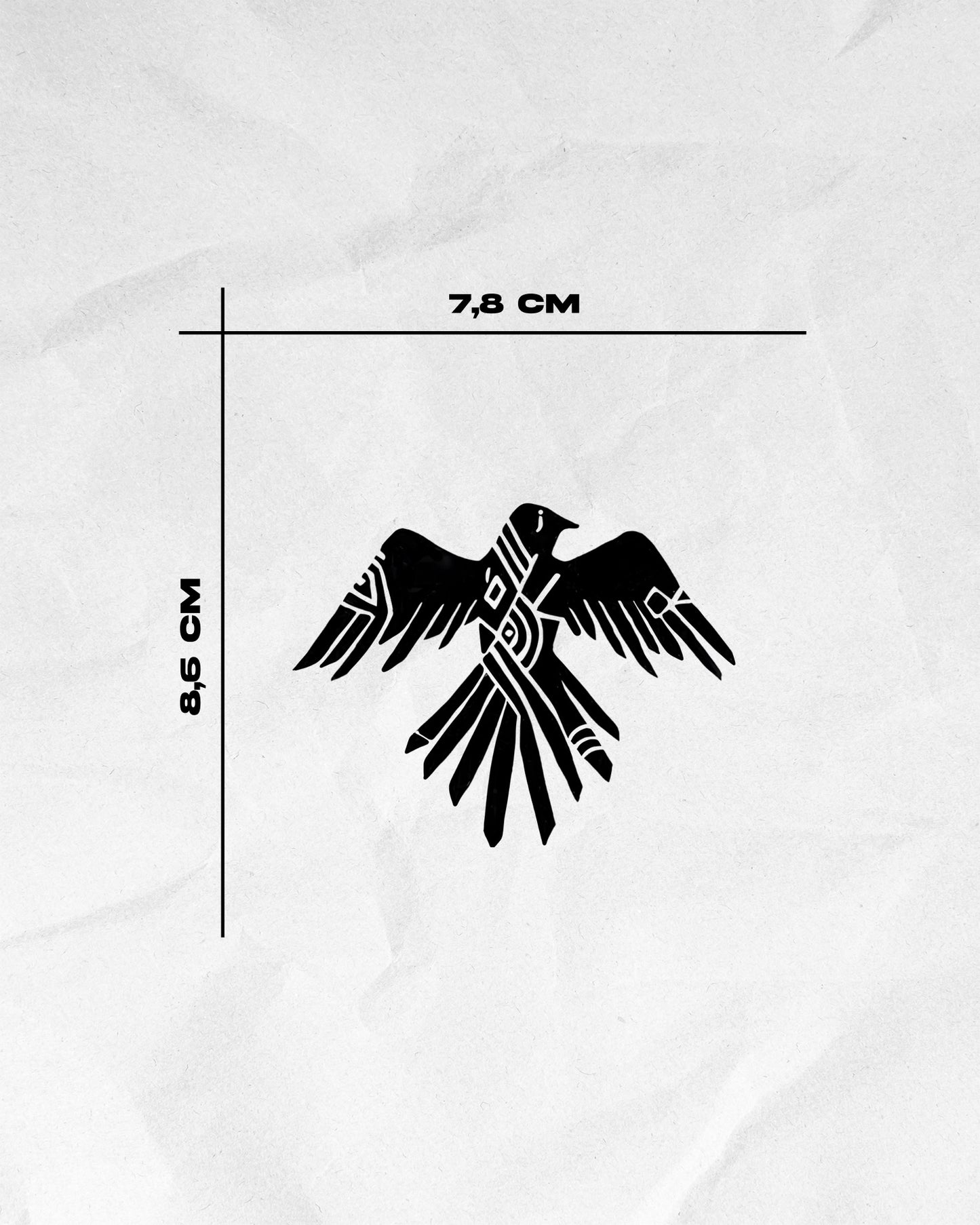N°839 - Tatouage Aigle Tribal