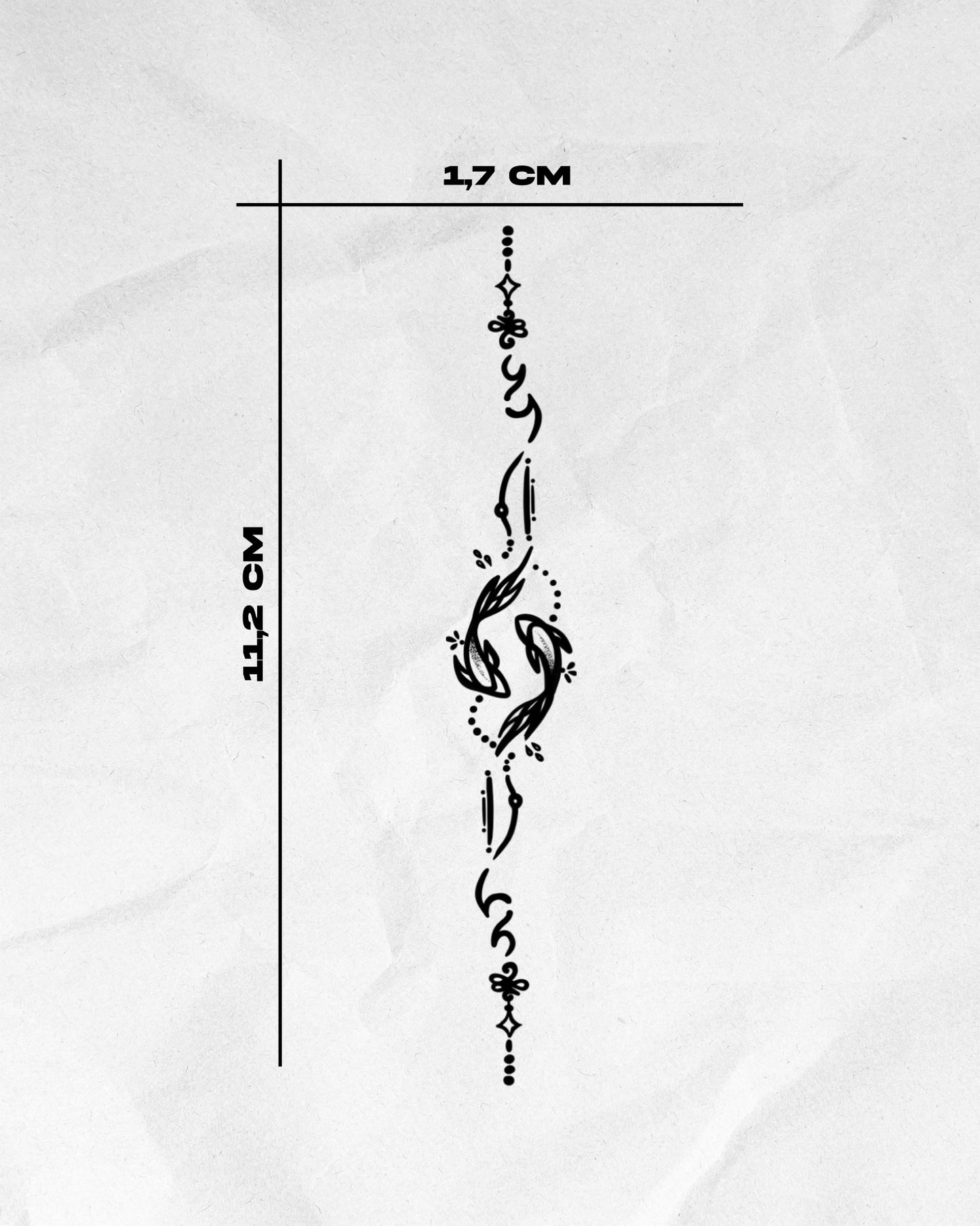 N°849 - Tatouage Poissons Yin Yang