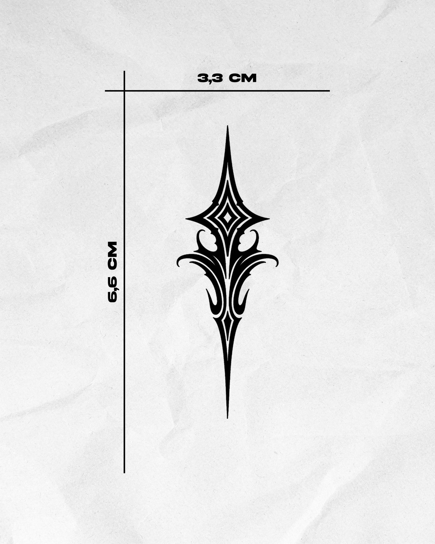 N°847 - Tatouage Symbole Tribal
