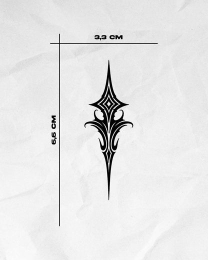N°847 - Tatouage Symbole Tribal