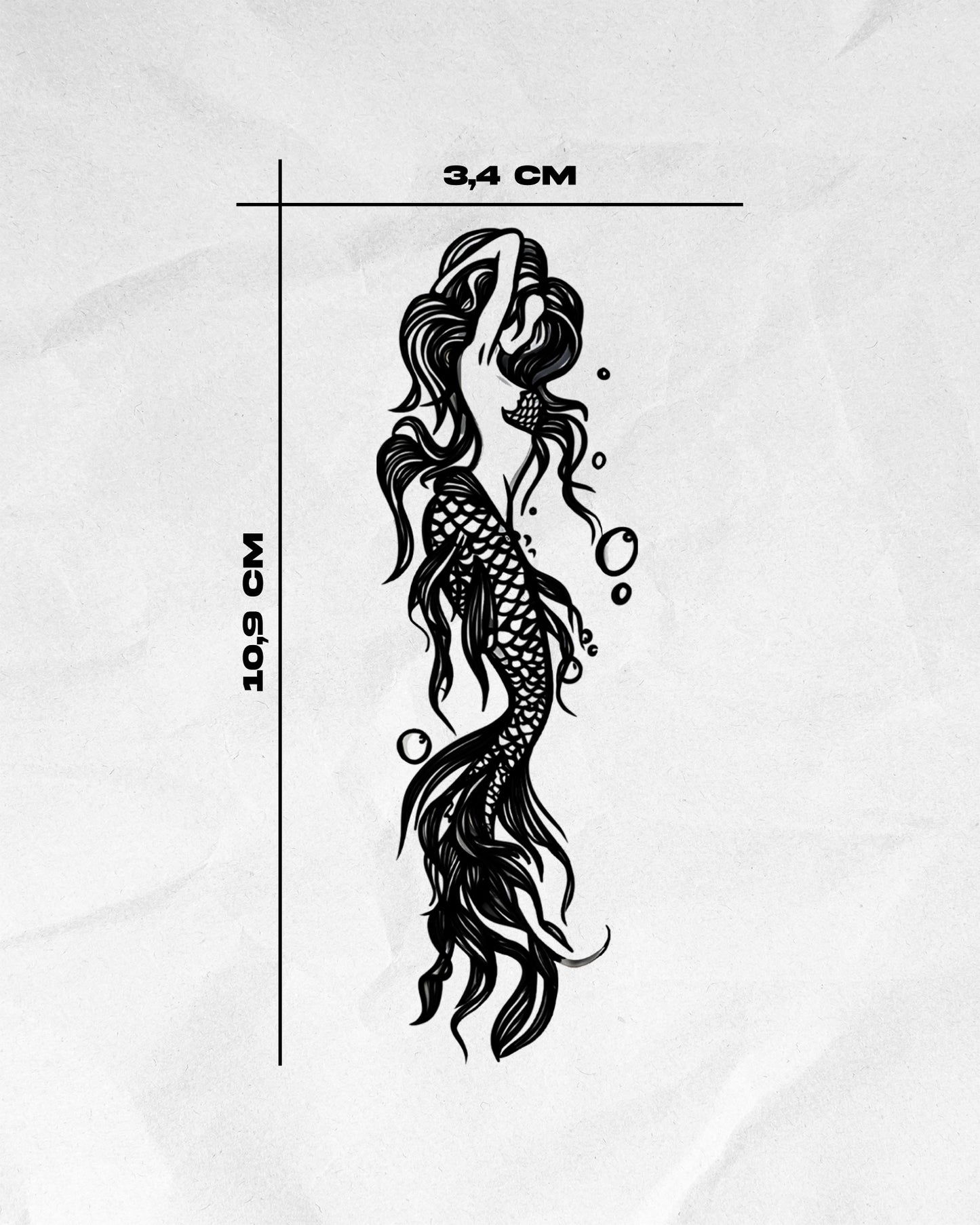 N°851 - Tatouage Sirène