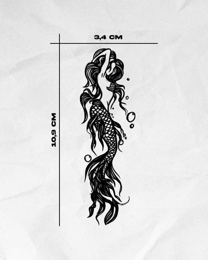 N°851 - Tatouage Sirène