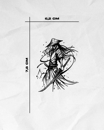 N°733 - Tatouage Guerrier Samouraï