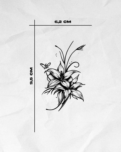 N°529 - Tatouage Fleurs de Lys