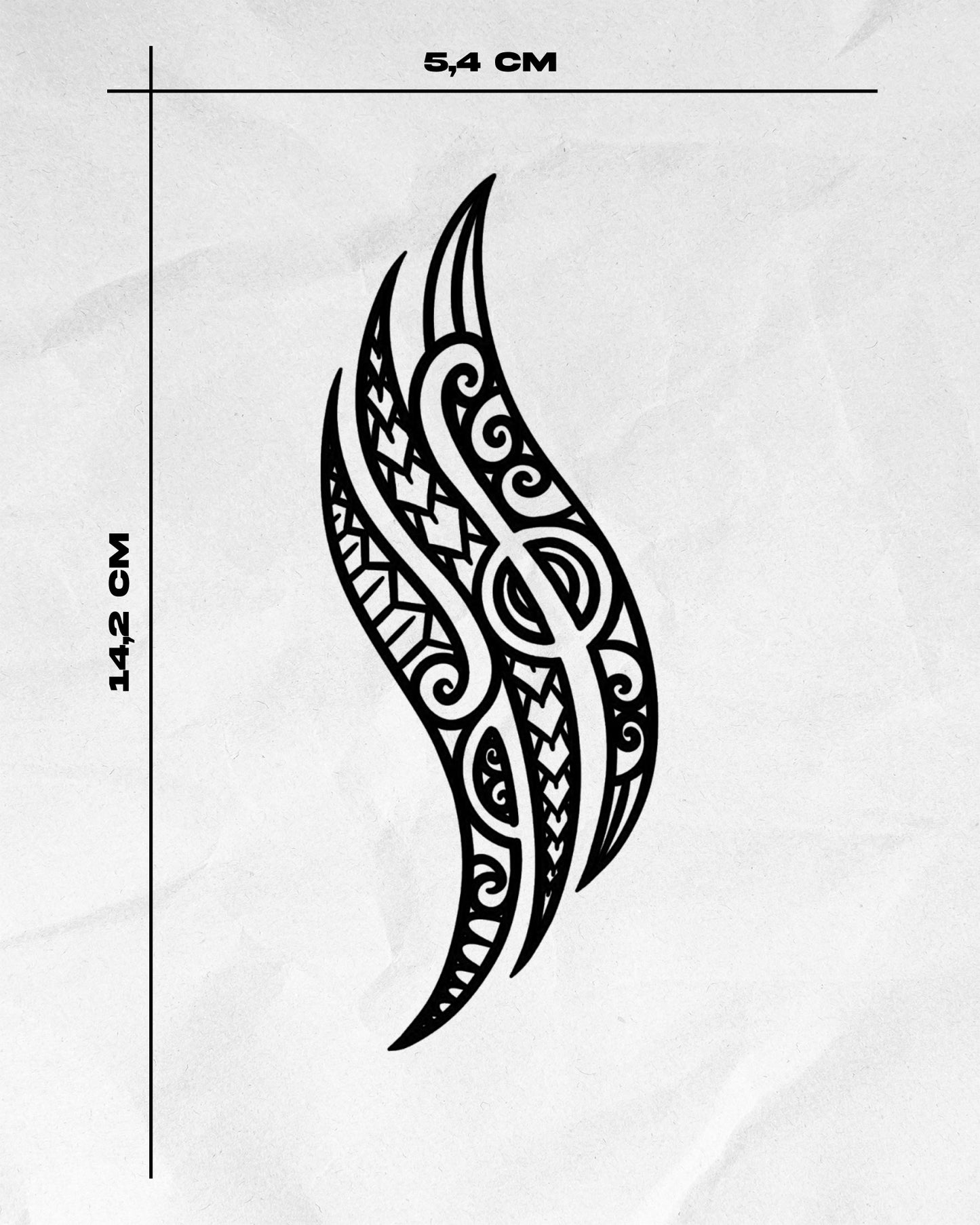N°855 - Tatouage Tribal Maori 2