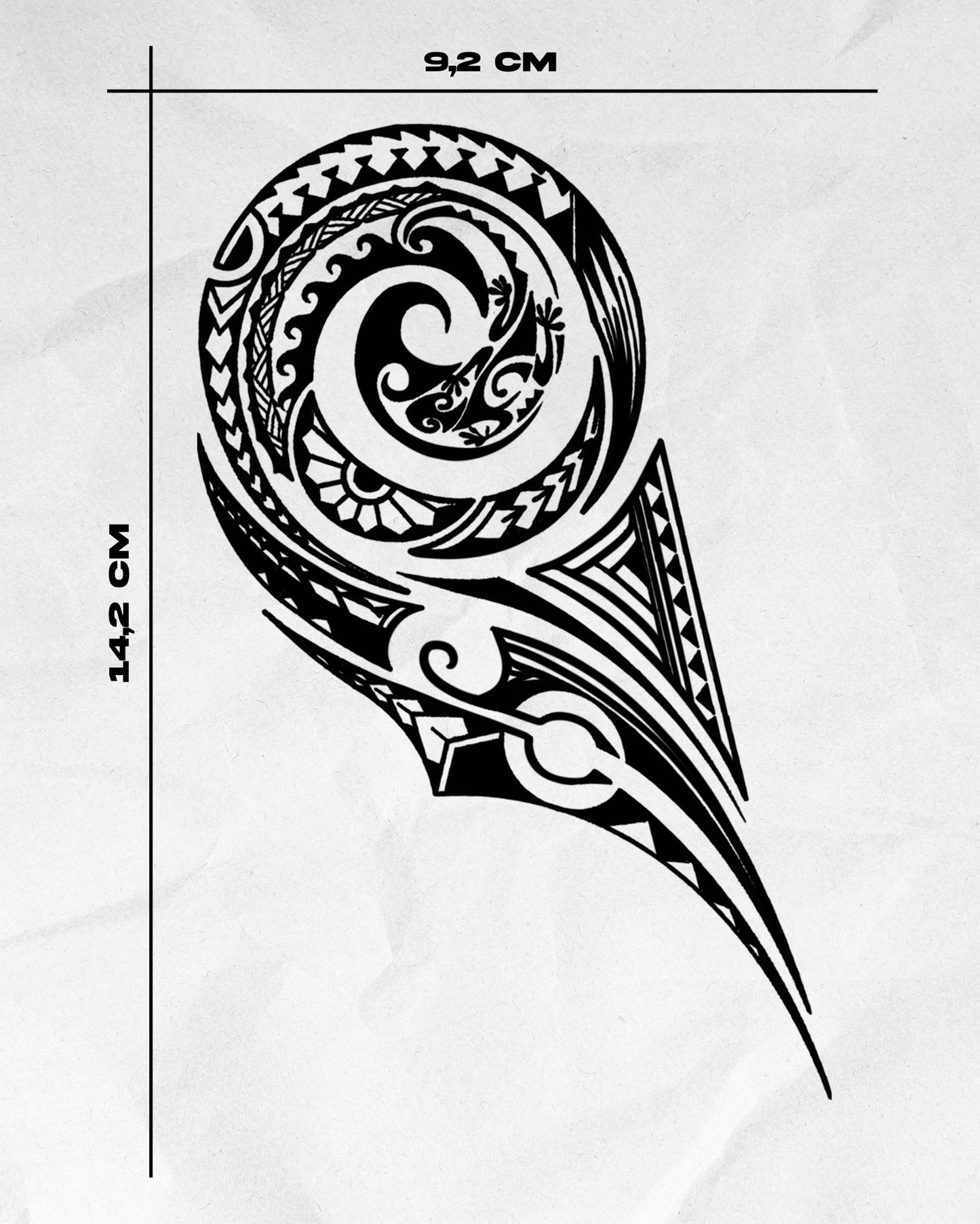 N°858 - Tatouage Tribal Maori