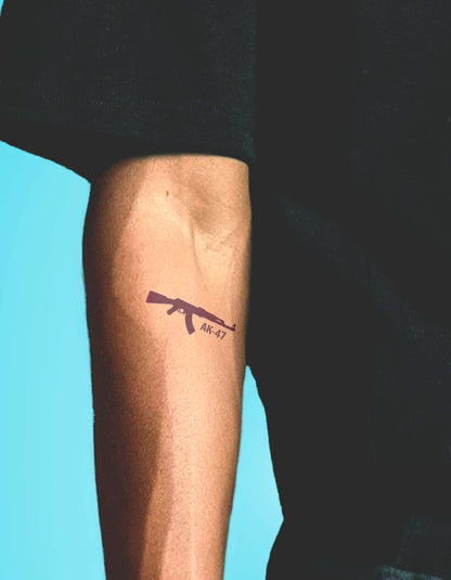 N°829 - Tatouage AK-47