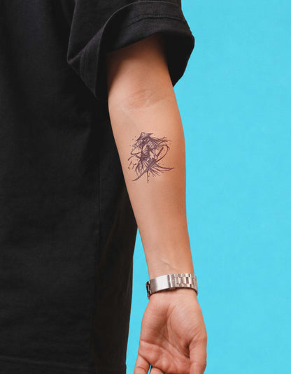 N°733 - Tatouage Guerrier Samouraï