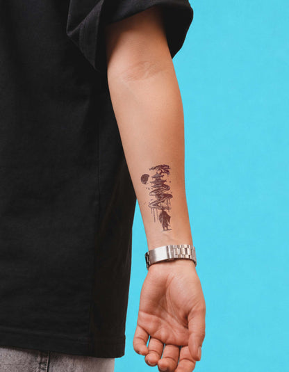 N°677 – Tatouage paysage japonais