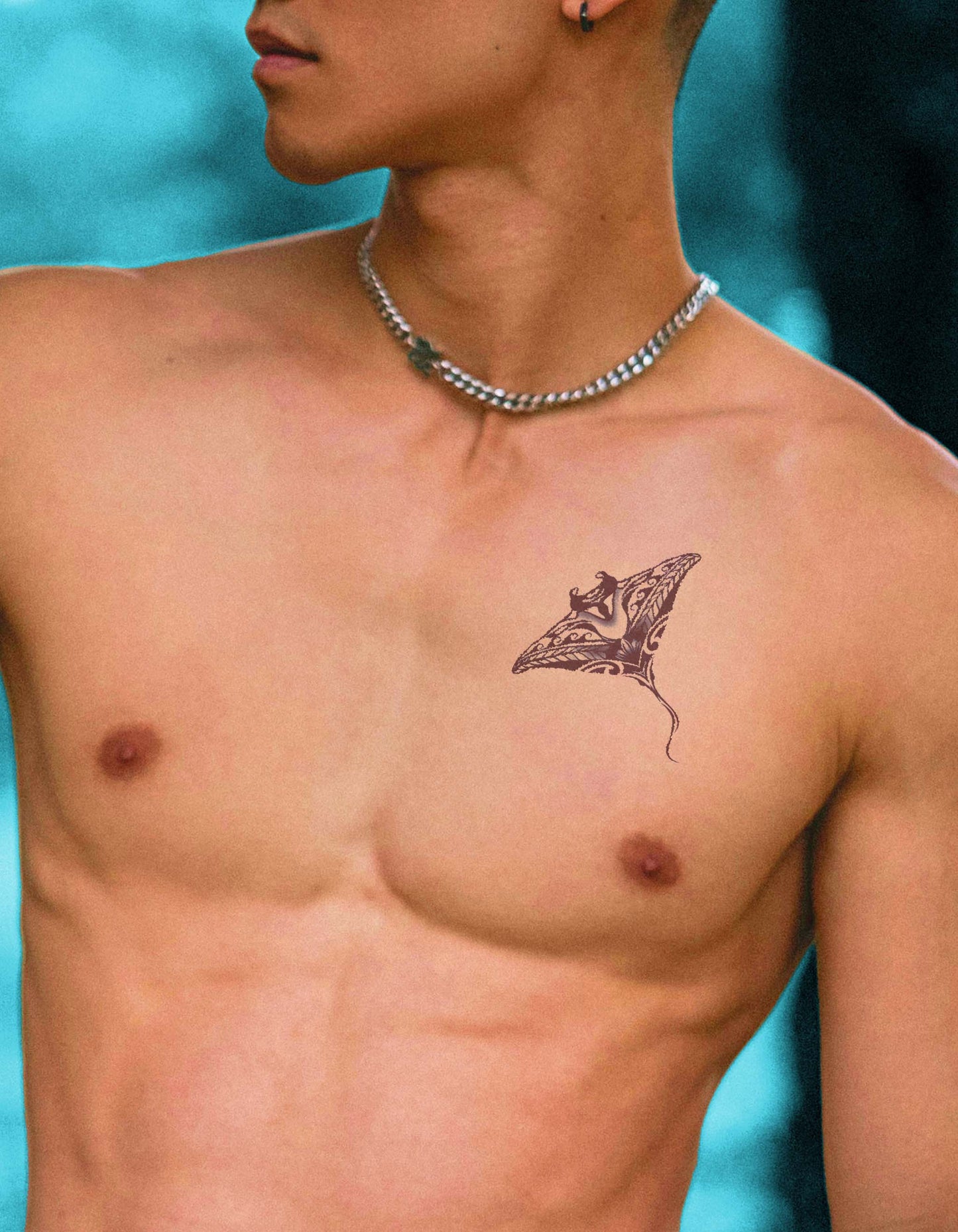 N°854 - Tatouage Raie Maori