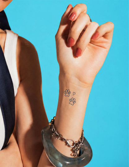 N°619 - Tatouage pattes de chien