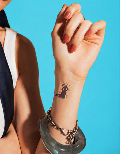 N°573 - Tatouage Chat Noir